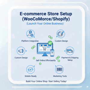 E-commerce Store Setup (WooCommerce/Shopify)